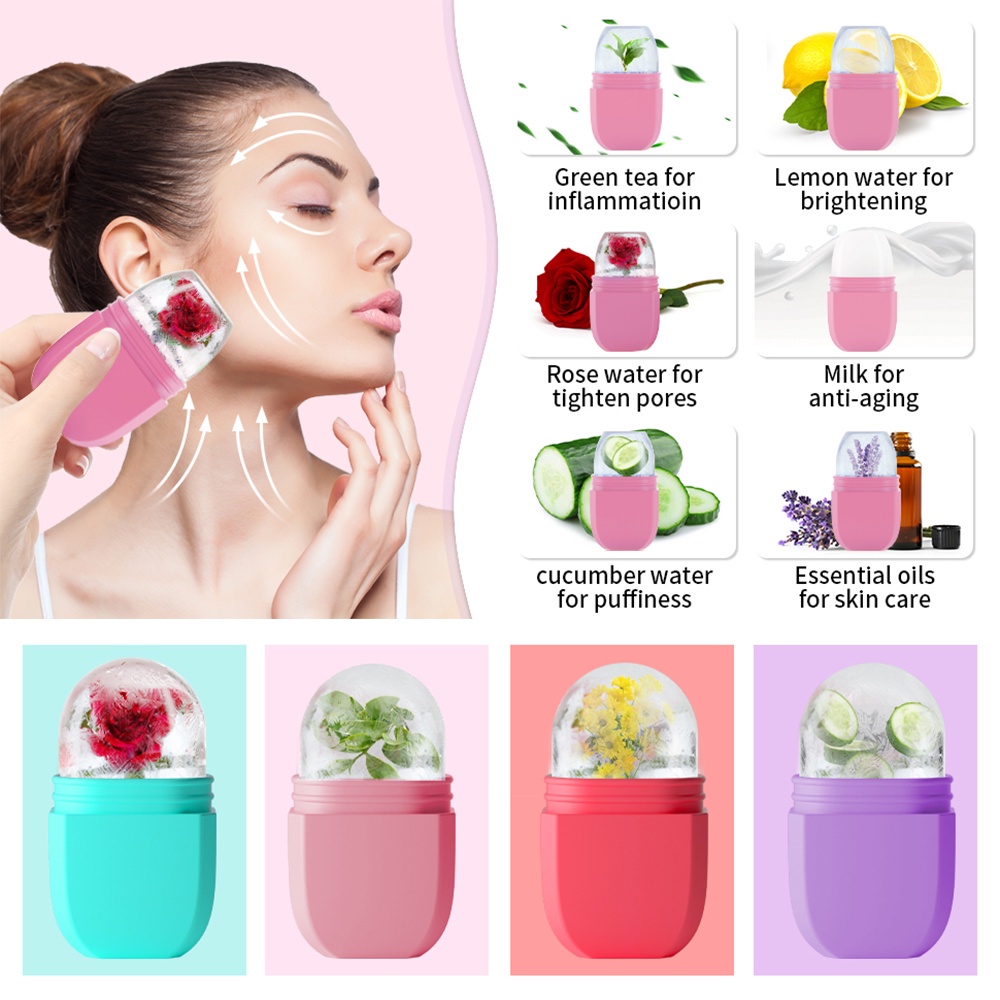 Liarty Unicorn Ice Massage Face Contour Cooling Capsule Beauty Roller