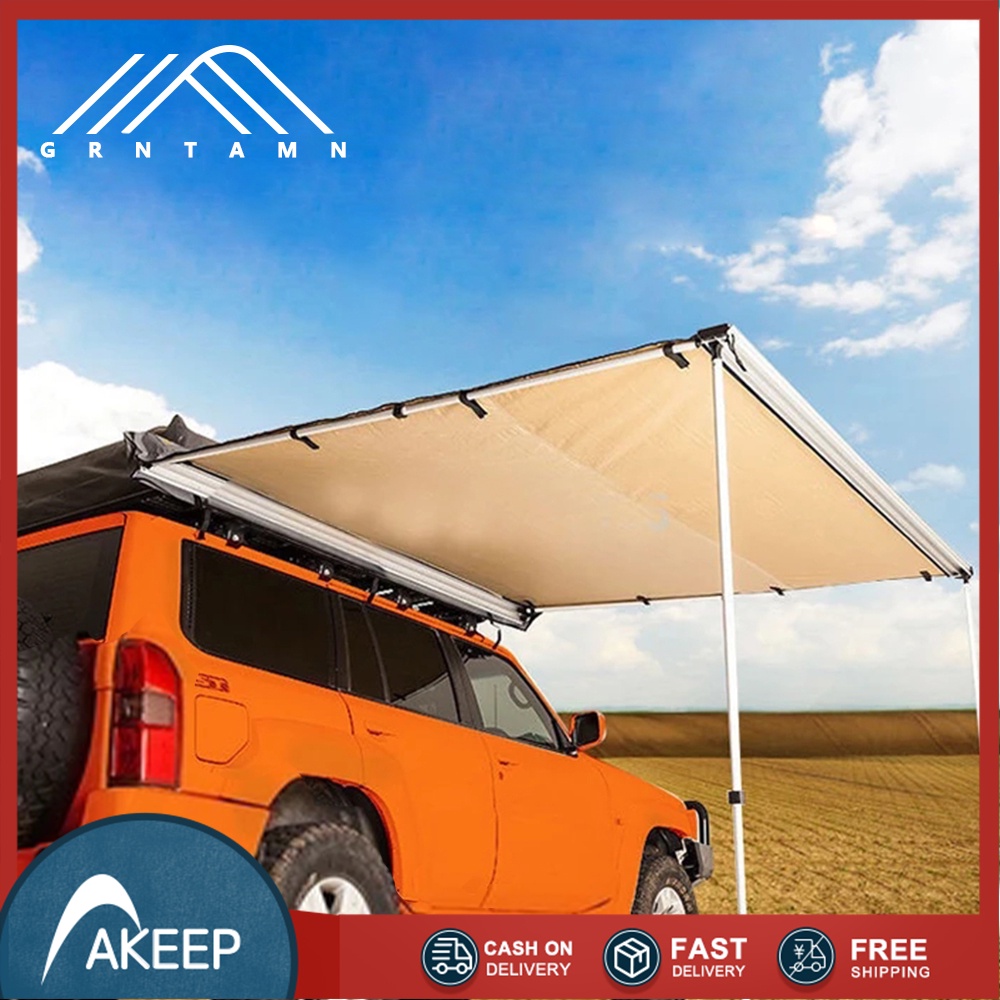 Car Tent 2×2m Toldo 4WD Car Roof Tent Awning Roof Up 420D Awning Sun
