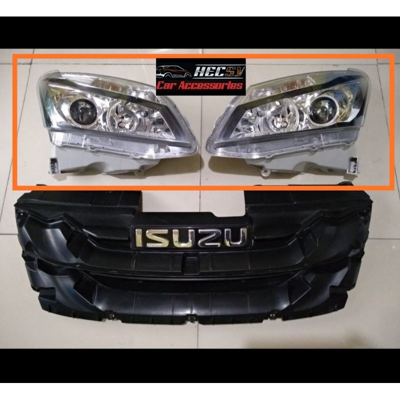 Mux Headlight Isuzu Genuine Head Lamp Dmax Shopee Philippines
