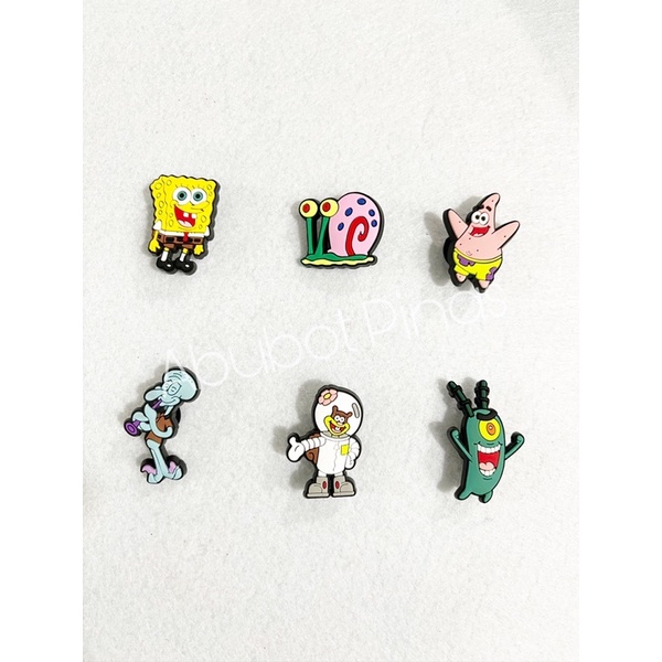 Jibbitz / Spongebob design / jibbitz charms for clogs / high quality