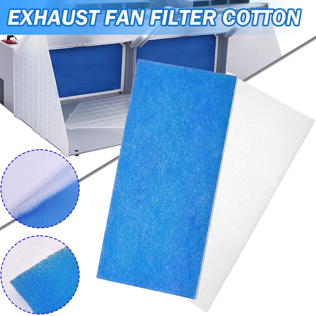 4PCS Airbrush Spray Booth Filter Set Fiberglass Booth Replace Filter