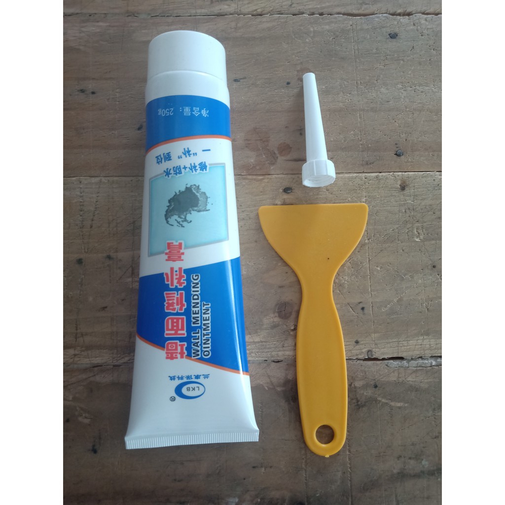 White Wall Repair Cream with FREE Nozzle And Applicator Shopee