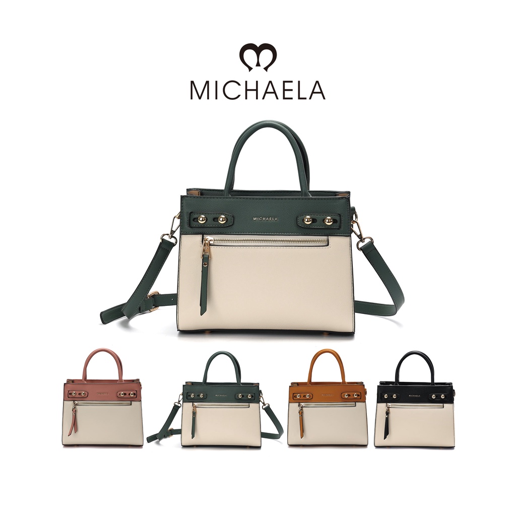 MICHAELA Crossbody Satchel Bag for Women Front AntiTheft Zipper Pocket Sling Tote Bag MHB03109