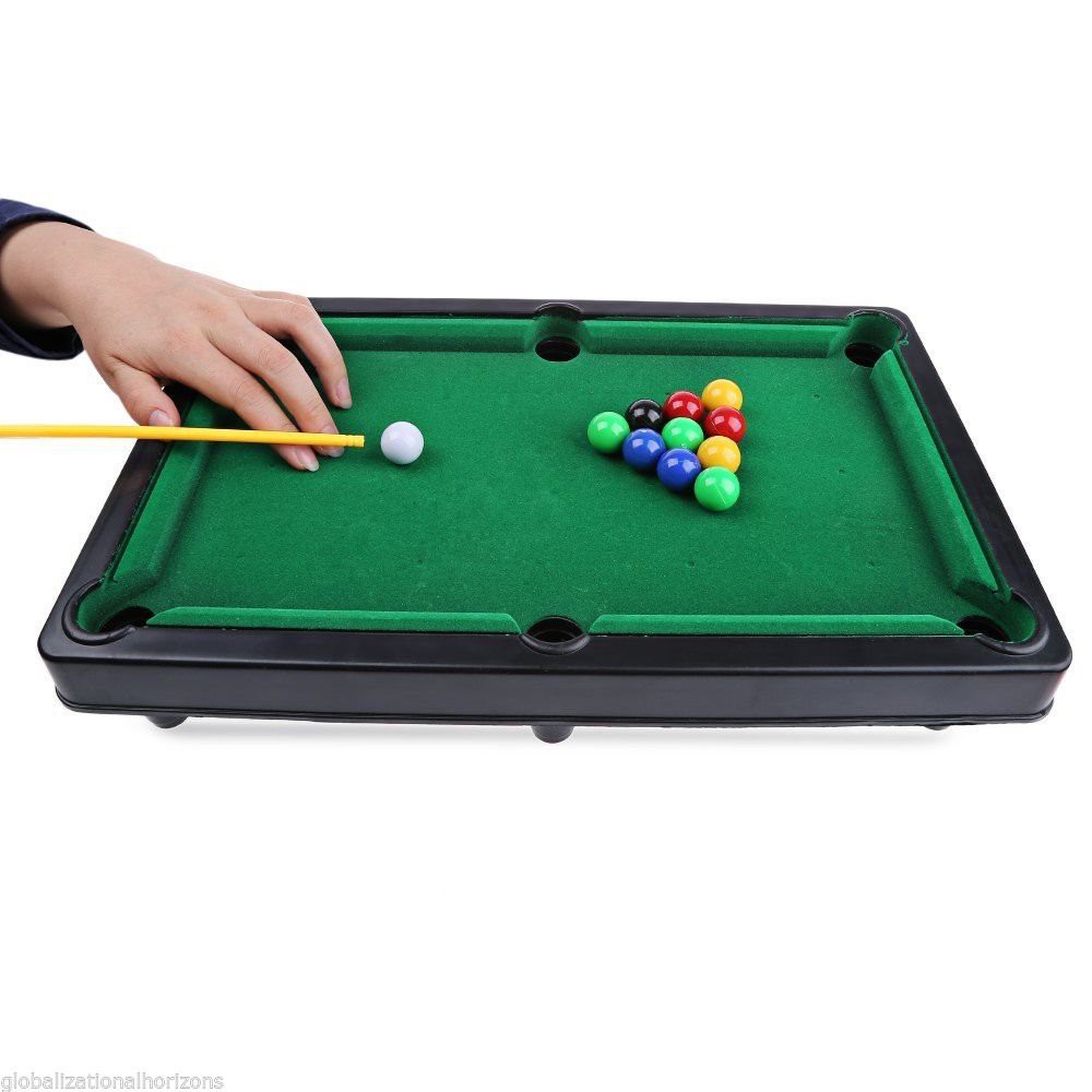 Mini Billiard Ball Snooker Pool Table Top Game Set Kids Toy Shopee
