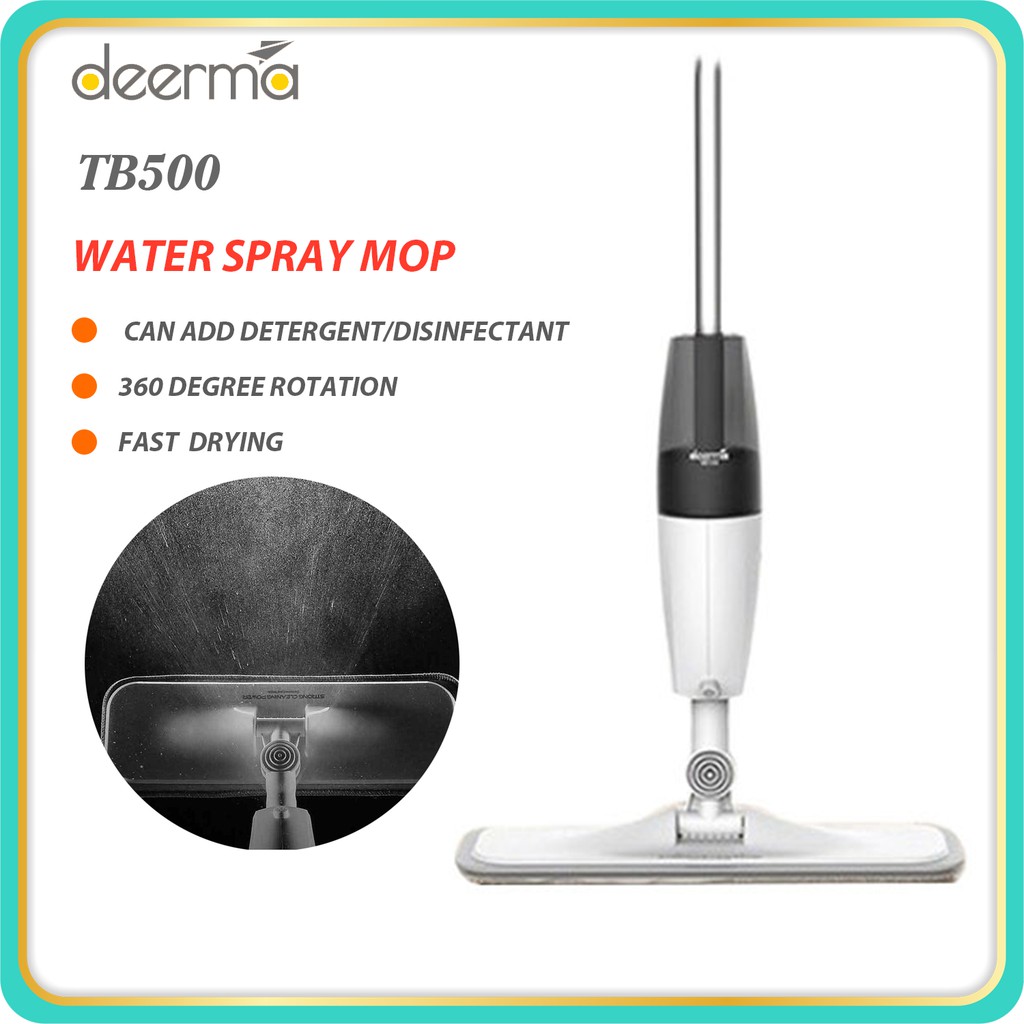 Deerma TB500 360 Degrees Rotating Water Spray Mop with Cleaning Cloth