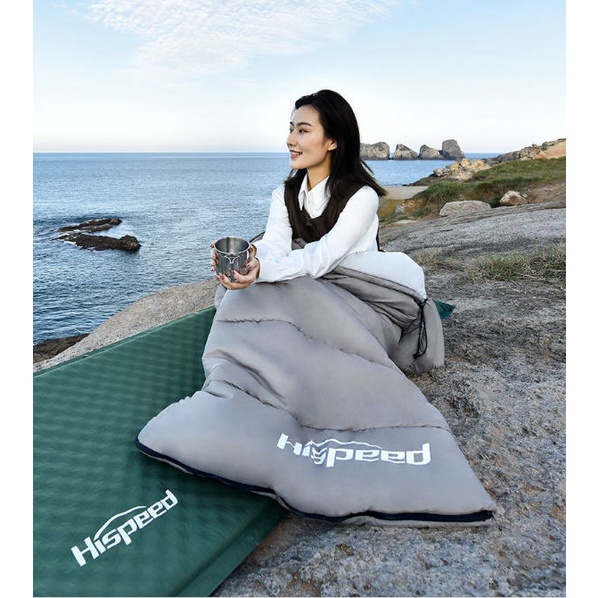 Outdoor camping air bed 5CM single automatic air mattress sleeping bag