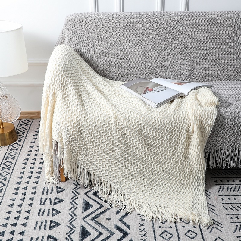Sofa Blanket Bed End Blanket Knitted Blanket Air Conditioning Blanket