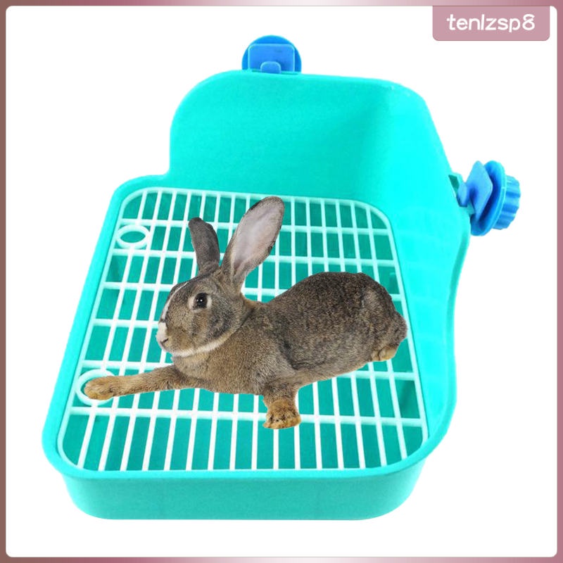[Hot Sale] Rabbit Cage Litter Box Small Animal Toilet Potty Trainer Pet