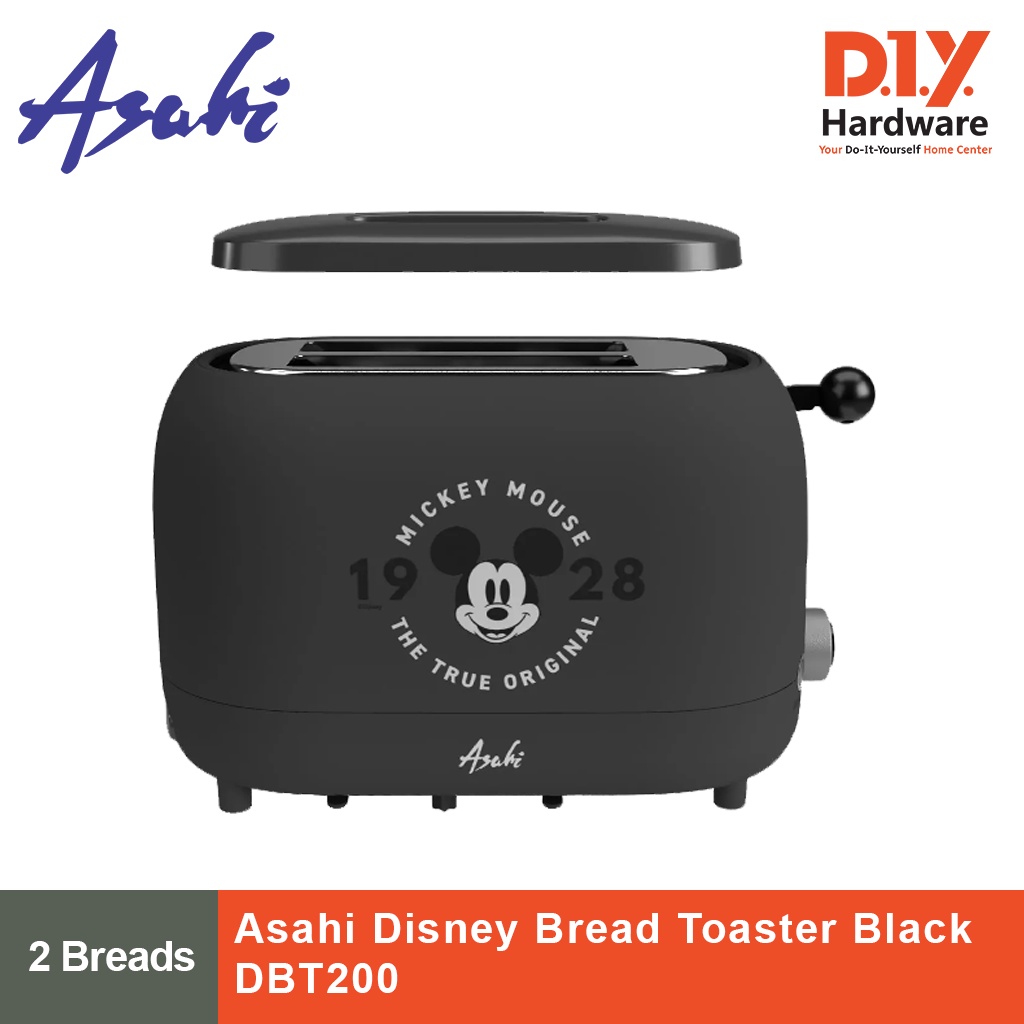 Asahi Disney Bread Toaster Black DBT200 Shopee Philippines
