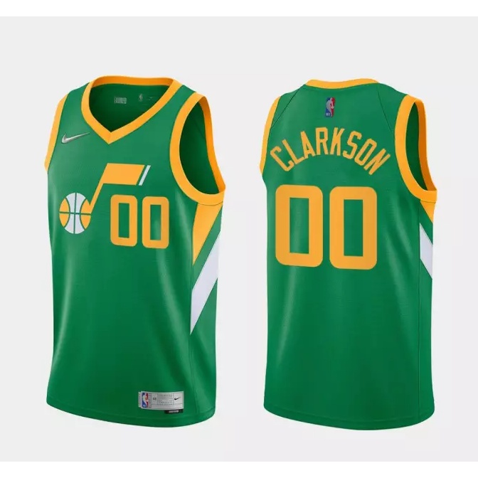 NBA Utah Jazz 00 Jordan Clarkson 202021 City Jersey Shopee Philippines