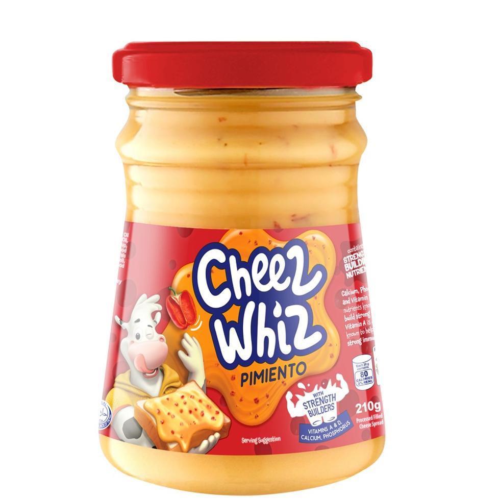 Cheez Whiz Pimiento Cheese Spread 210g Shopee Philippines