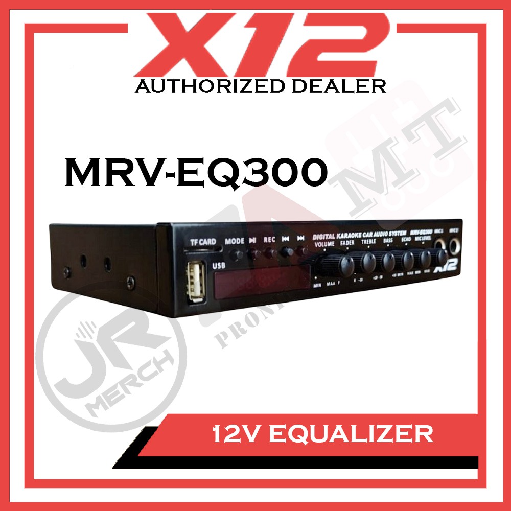 X12 (MRVEQ300) Preamp Parametric Equalizer with Subwoofer Output, Mic