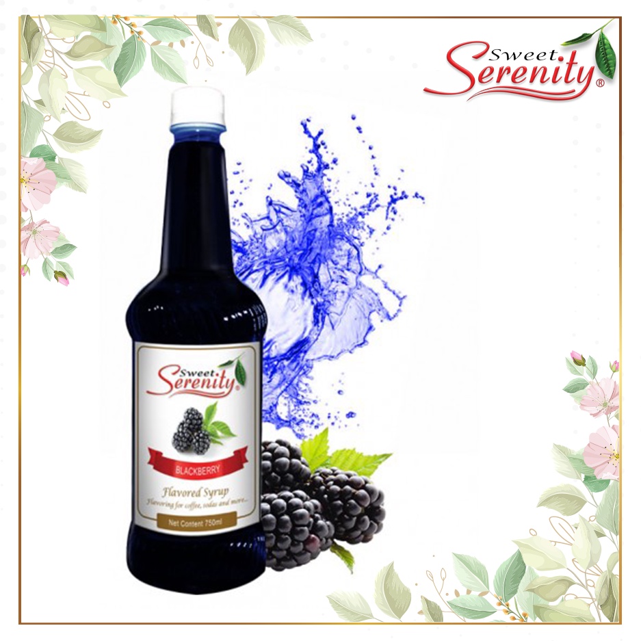 Sweet Serenity Blackberry Fruit Flavored Syrup 750 ml Shopee Philippines