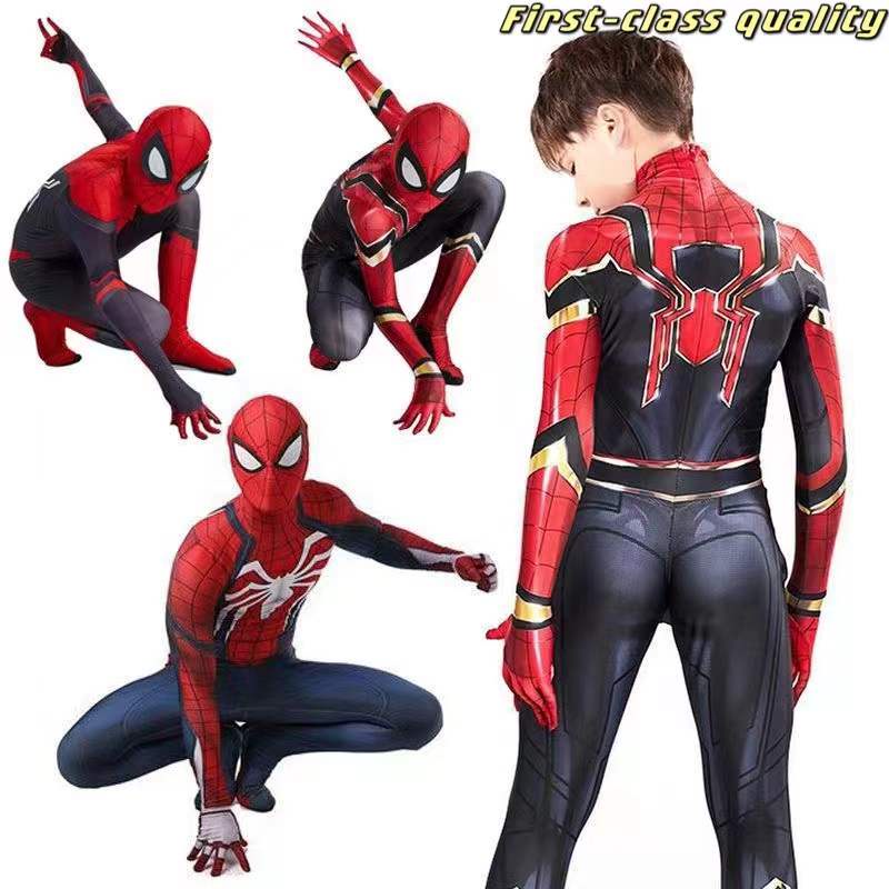 Spiderman Far From Home Costume Cosplay Peter Parker Zentai Suit