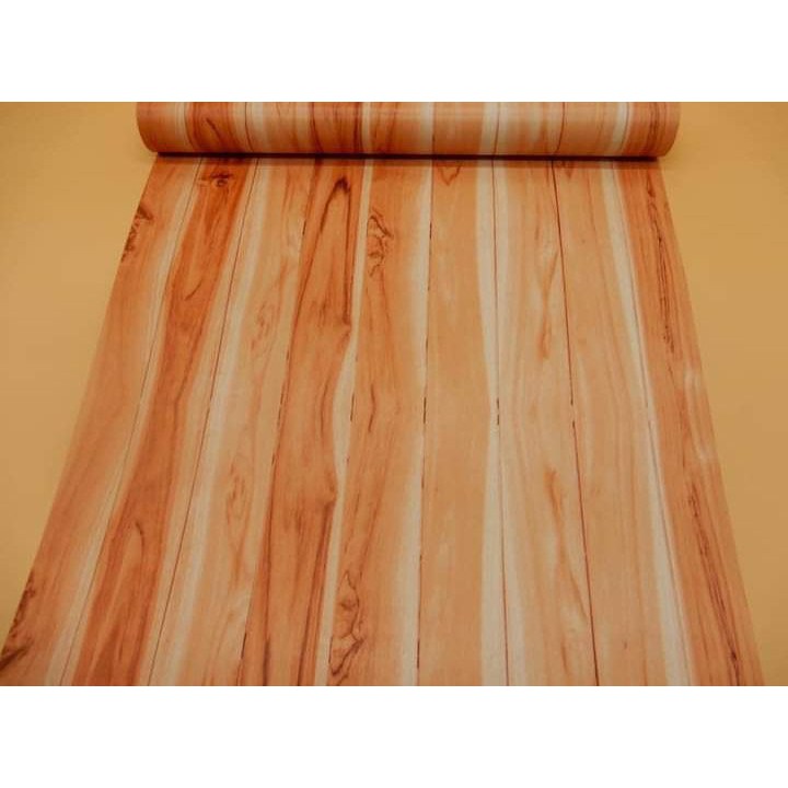 Aceking Wallpaper 2 W23 Varnish Wood Design Wallpaper PVC Self Adhesive