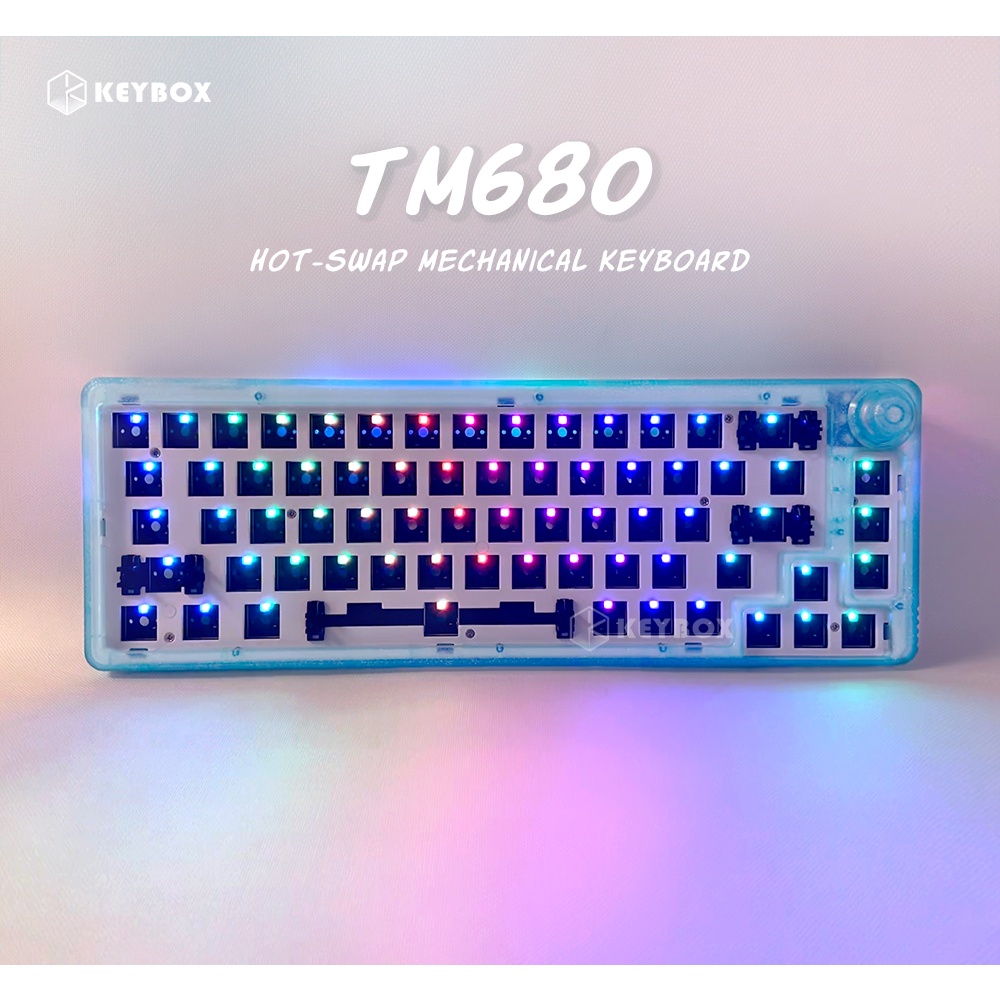 TM680 Hot Swap ThreeMode Wired Bluetooth 2.4G Wireless Mechanical