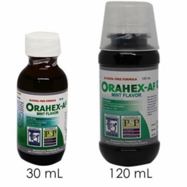 Orahex Alcohol Free Mint Flavor 0.20 Chlorhexidine Gluconate 120mL