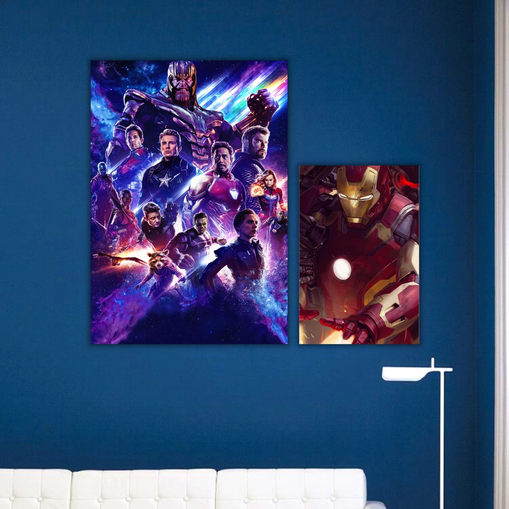 HIASAN DINDING KAYU Marvel Superhero Wall Decoration/ Room & Living