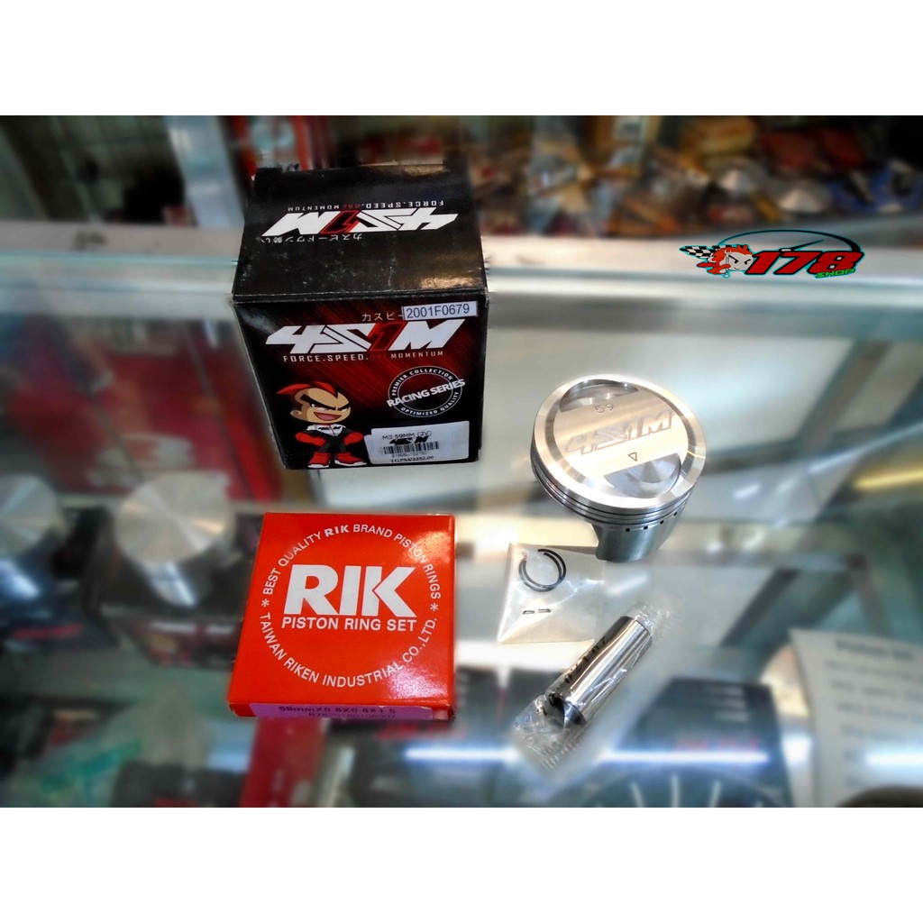 4S1M piston kit mio i 125 mio soul i 125 59MM semi dome