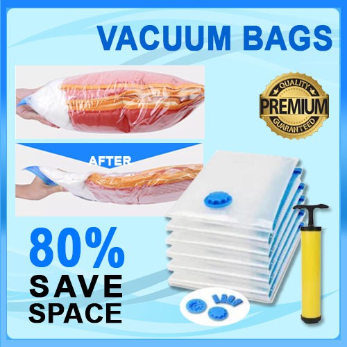 Browns Vacuum Sealed Storage Bag for Mattress and Clothes Shrink Bags
