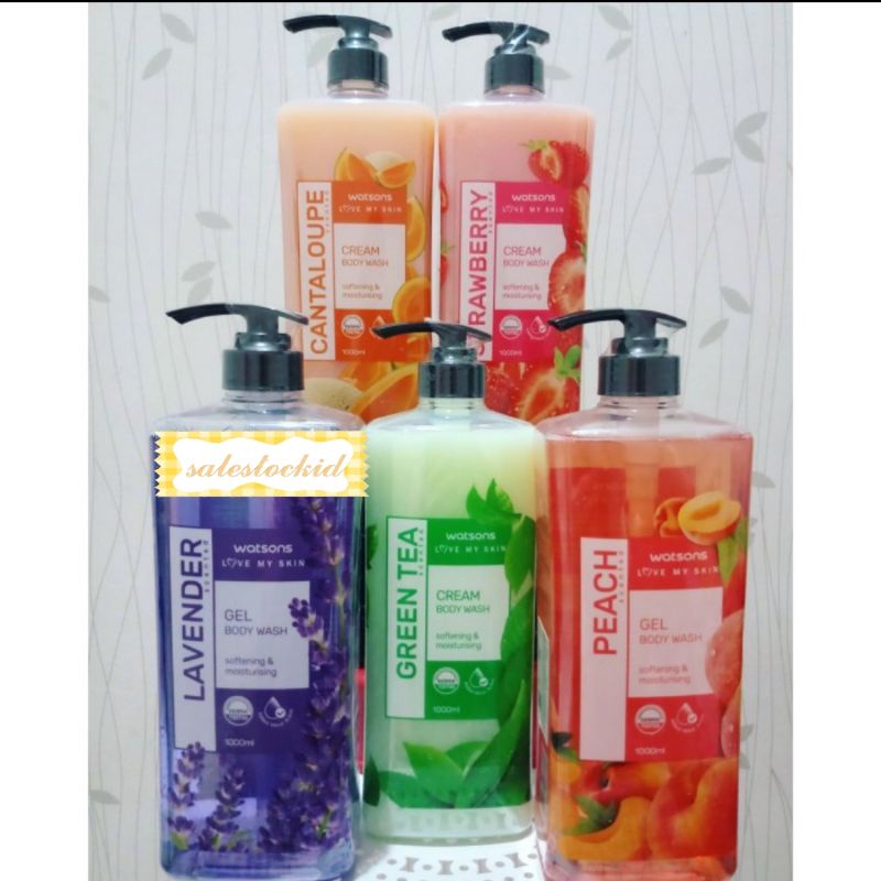 Liquid Bath Soap Watsons Love My Skin Gel Body Wash Cantaloupe Peach
