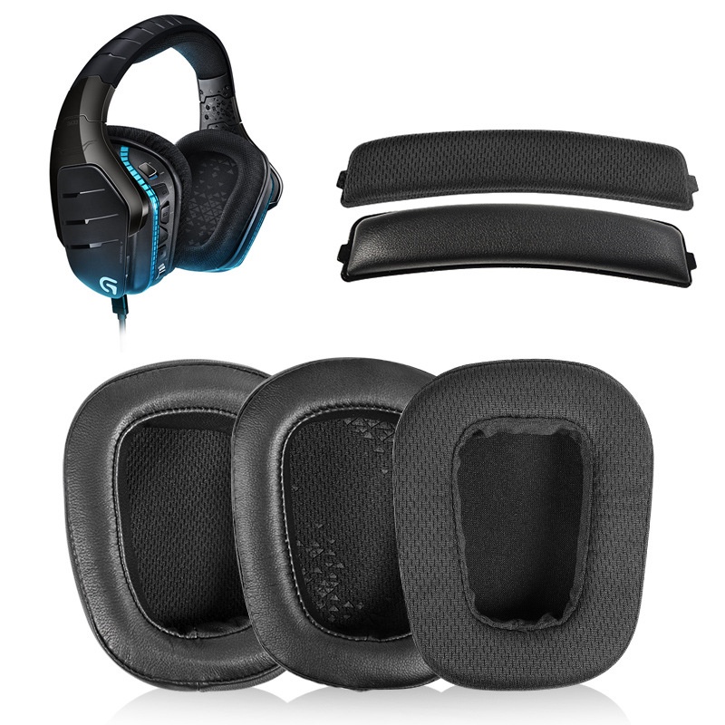 Replacement Ear Cushion Earpads Top Pad Headband For Logitech G933 G935