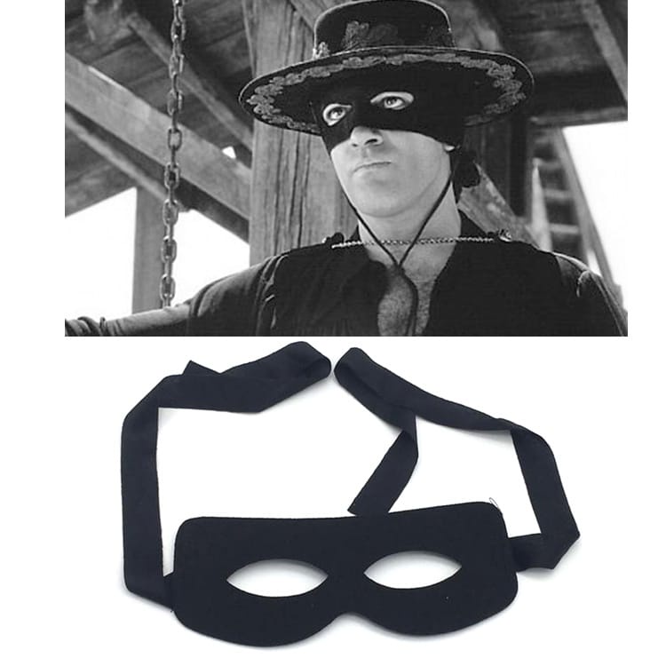Bandit Zorro Masked Man Eye Mask for Theme Party Masquerade Costume