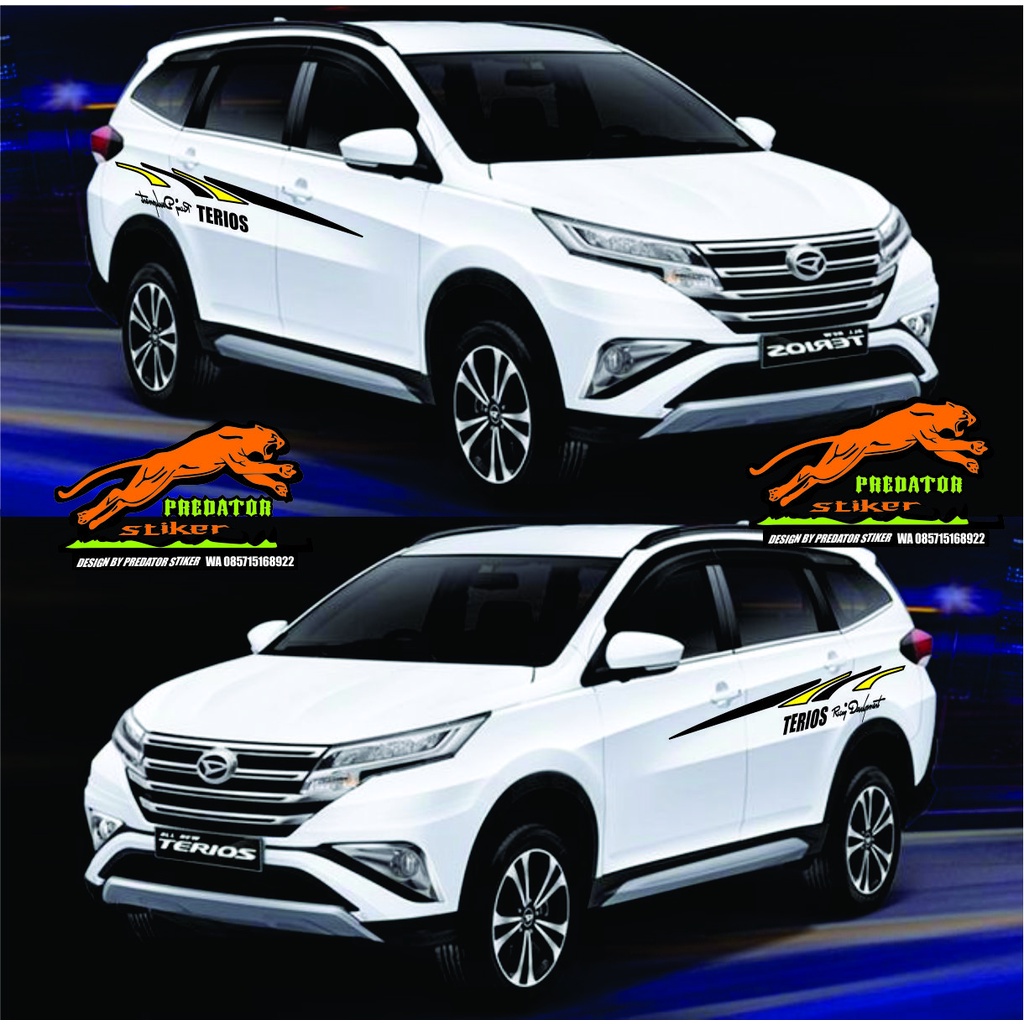 Toyota rush Car Sticker daihatsu terios Car Sticker toyota fortuner Car