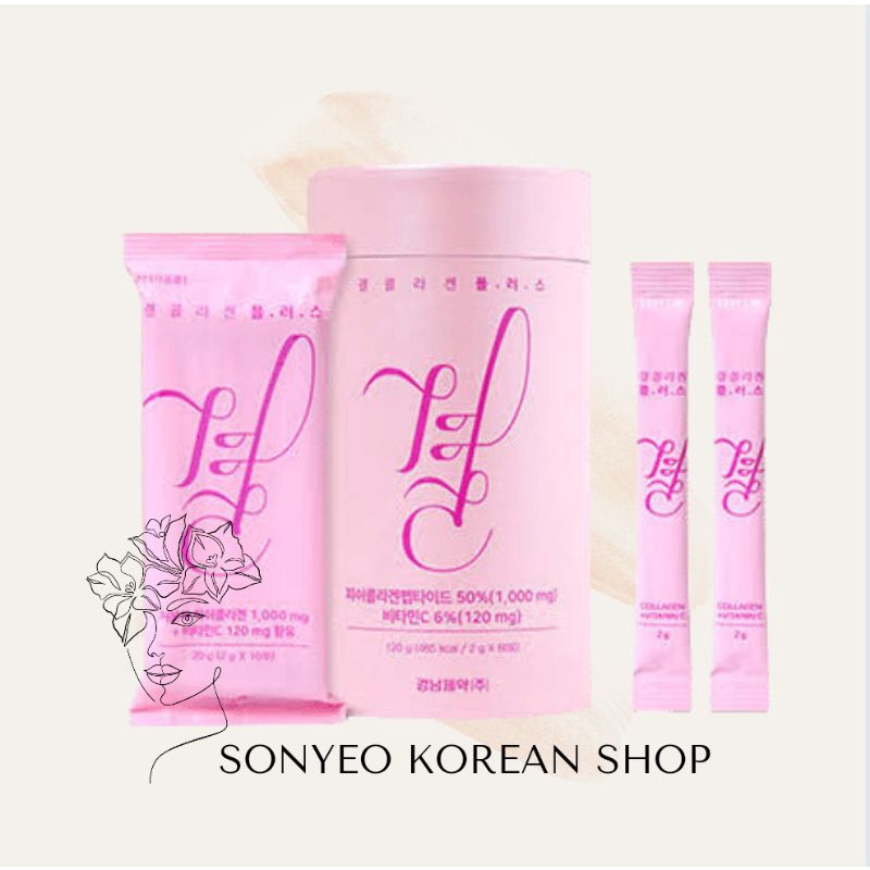 Lemona Korean Nano Fish Gyeol Collagen 1000mg Plus & Vitamin C Stick