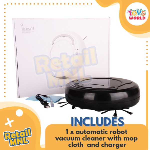 《win》•BOWAI Upgraded Automatic Robot Vacuum Cleaner (Black or White