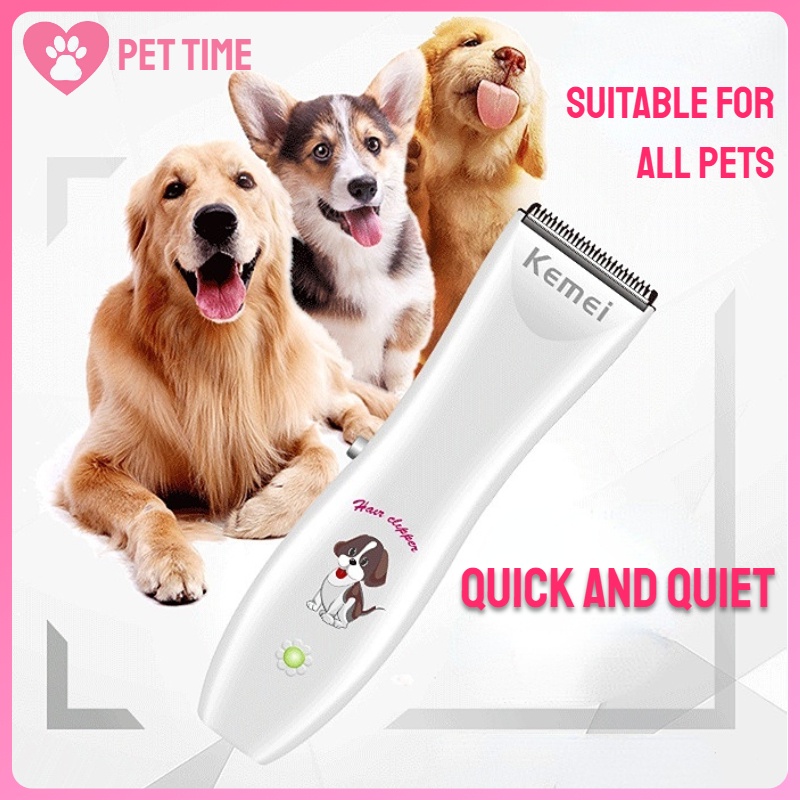 Rechargeable Pet Cat Dog Hair Razor Trimmer Grooming Kit Electrical