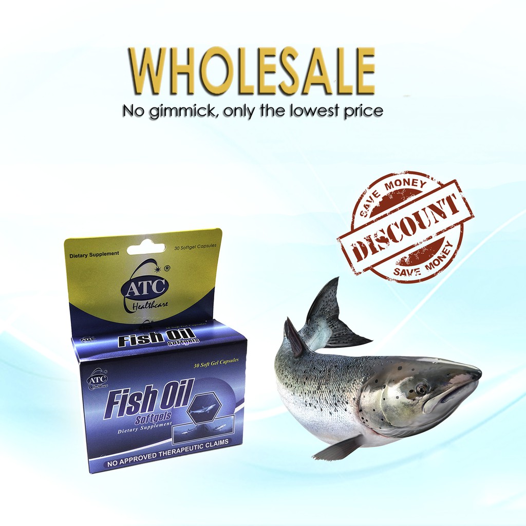 ATC Fish oil 1000mg Dietary supplement by 30's Shopee Philippines