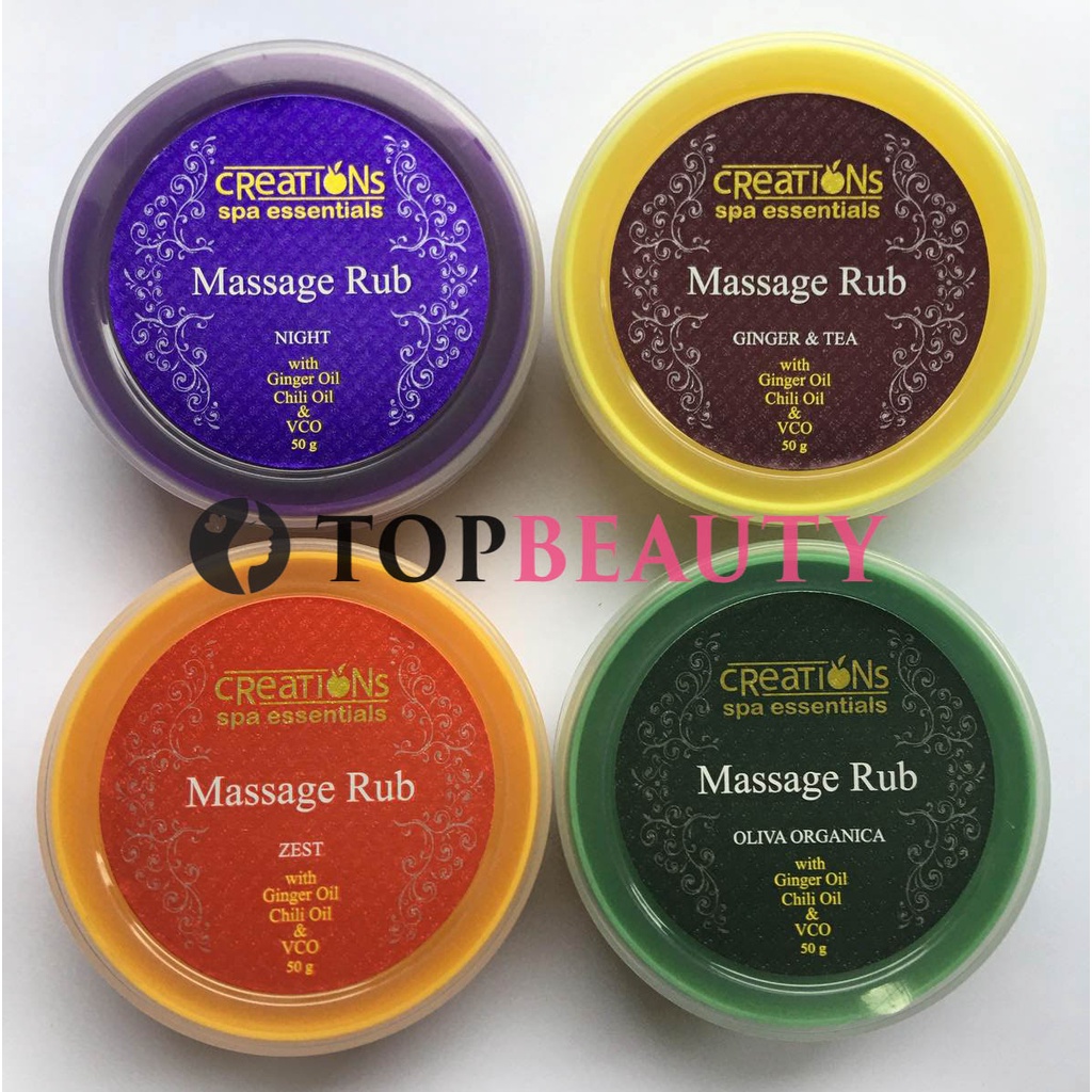Original Creations Spa Essentials Pain Relief Rub 50g / Meiyi Herb Essentials Massage Rub 50g