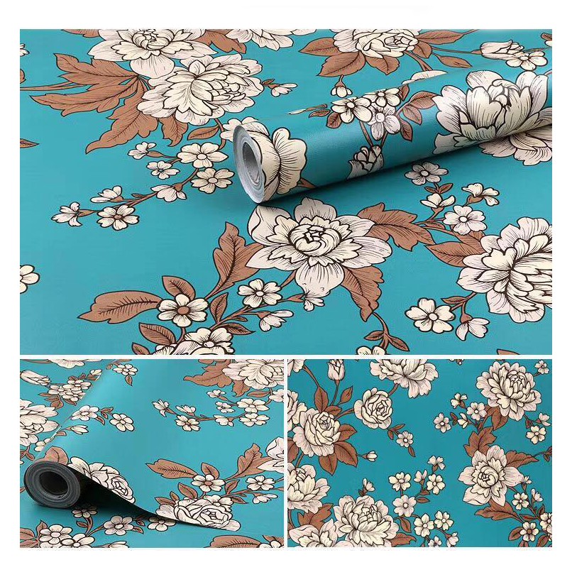 IDA Wallpaper 10M*45CM PVC Self Adhesive Bricks Design Wallpaper Home