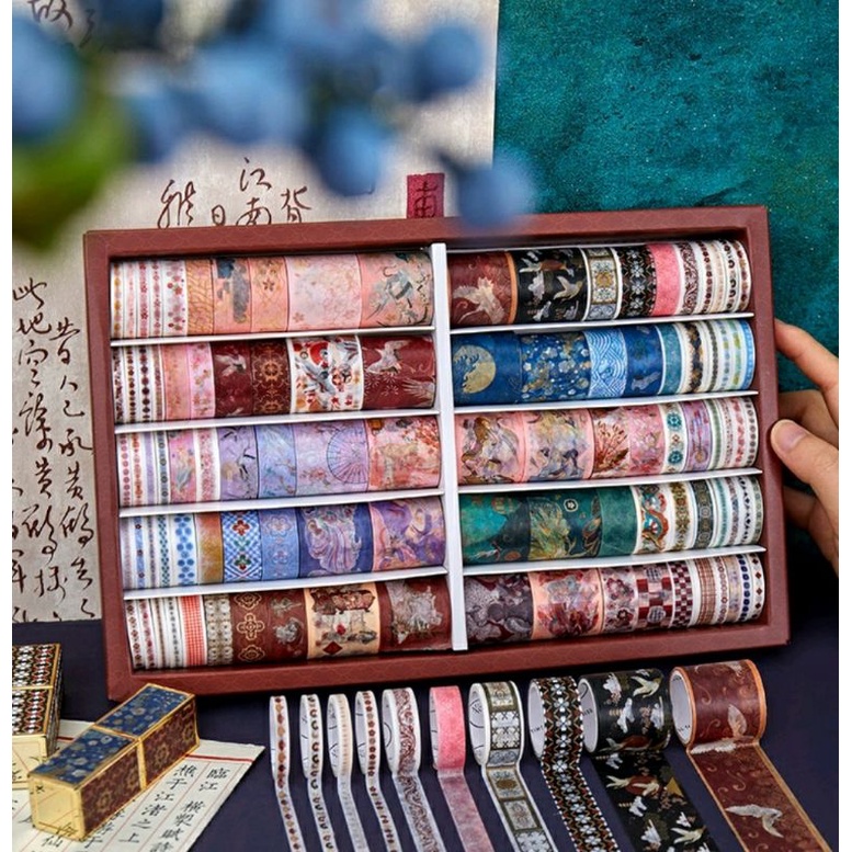 HSCC 10pcs/set Japanese Design Washi Tape Collection Shopee Philippines