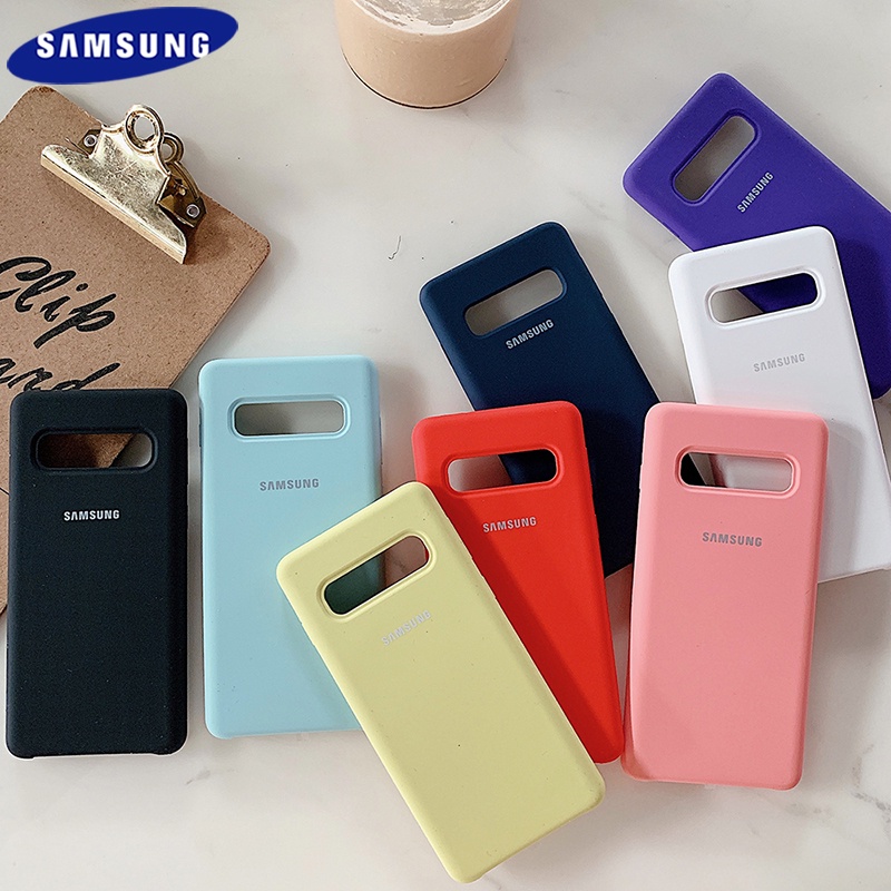 Samsung S10 Plus S10 4G 5G Case Original Liquid Silicone Soft