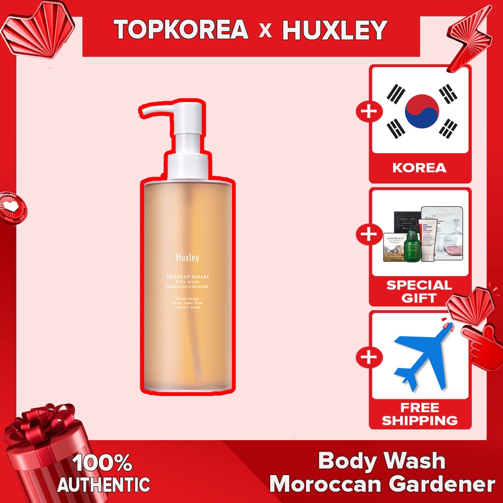 ★HUXLEY★ Body Wash ; Moroccan Gardener 300ml / TOPKOREA Shopee
