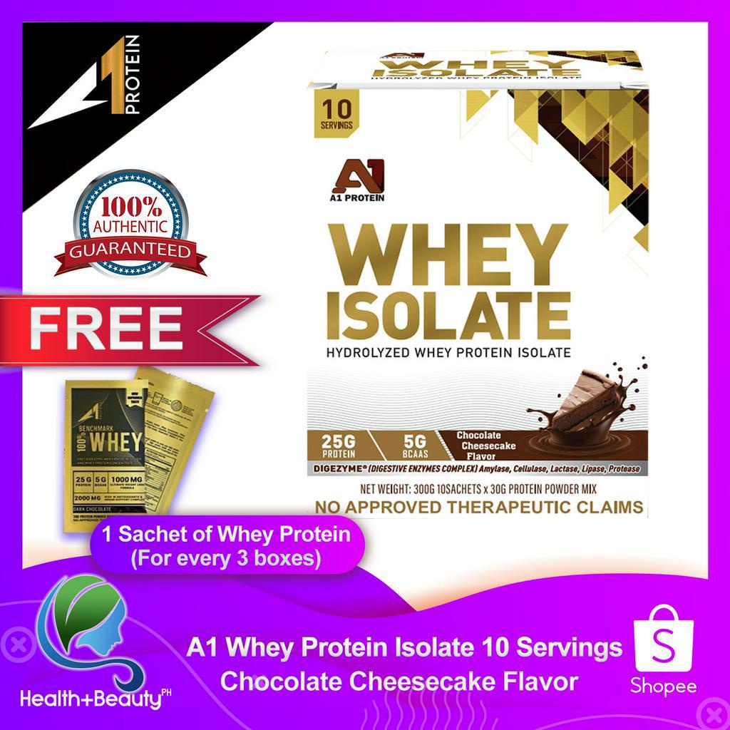 A1 Protein Hydrolyzed Whey Isolate 10 servings Chocolate Cheesecake