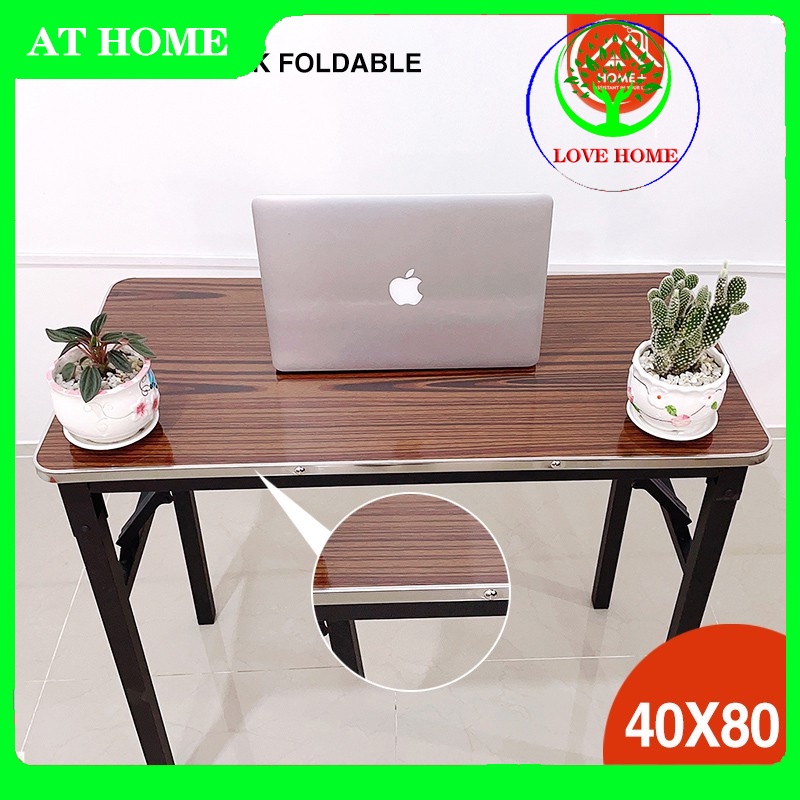 Home Folding Table Office Desk Study Foldable Computer Table Portable