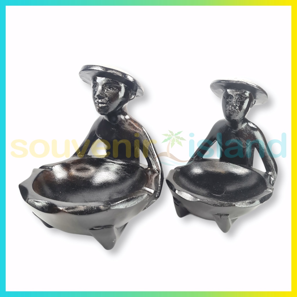 Wooden Salakot Ashtray Baguio Philippine Souvenir Shopee Philippines