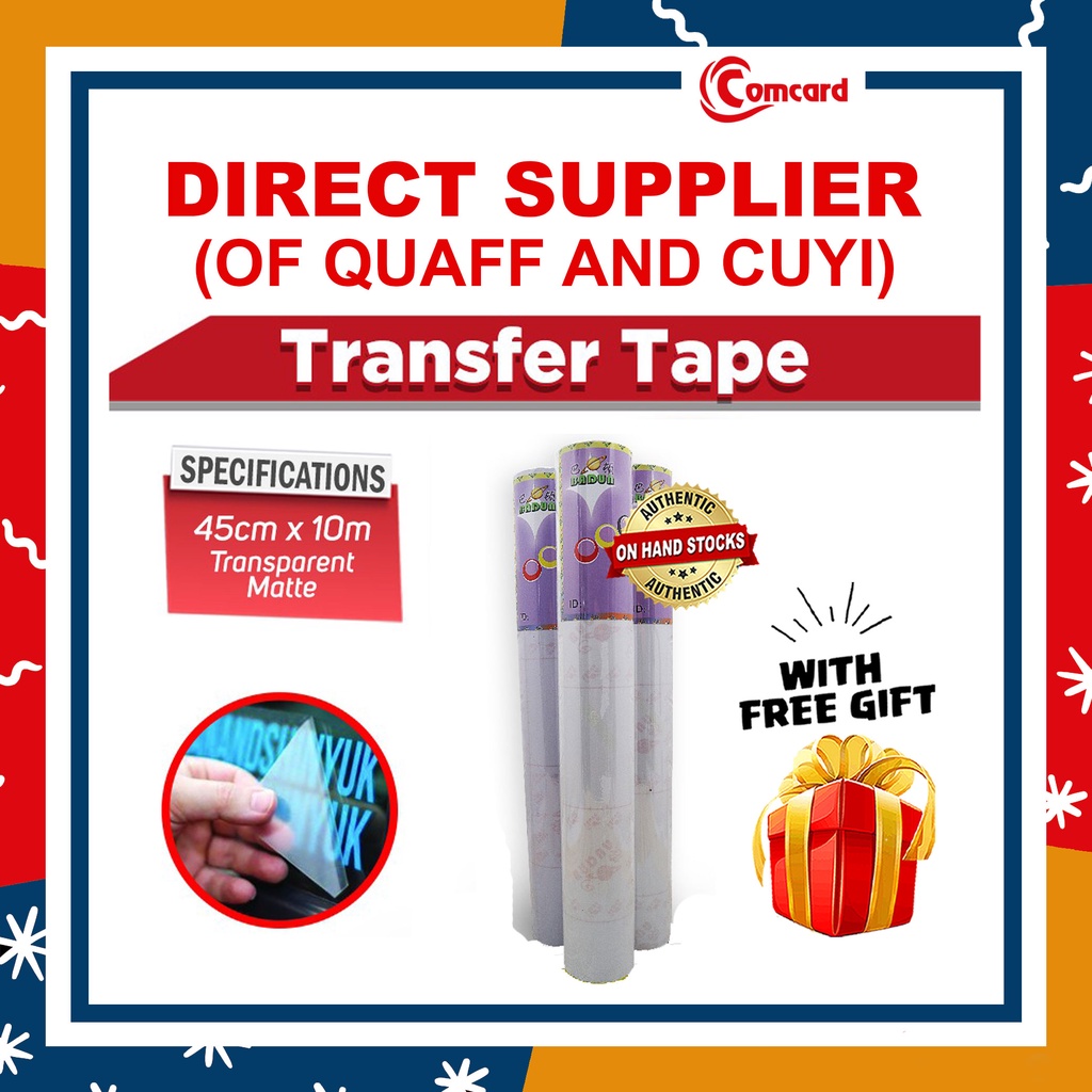 1 ROLL Transfer Application Tape for Car Sticker Shopee Philippines