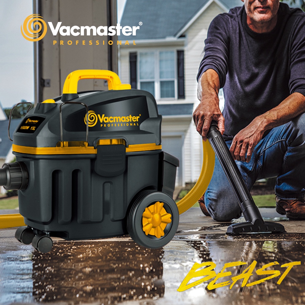 Vacmaster 3 in 1 Wet Dry Vacuums Beast 15L Vacuum Cleaners 1500W 18KPa Household Vacuum Cleaner