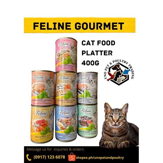 Feline Gourmet in Can! 400g for Cats Shopee Philippines