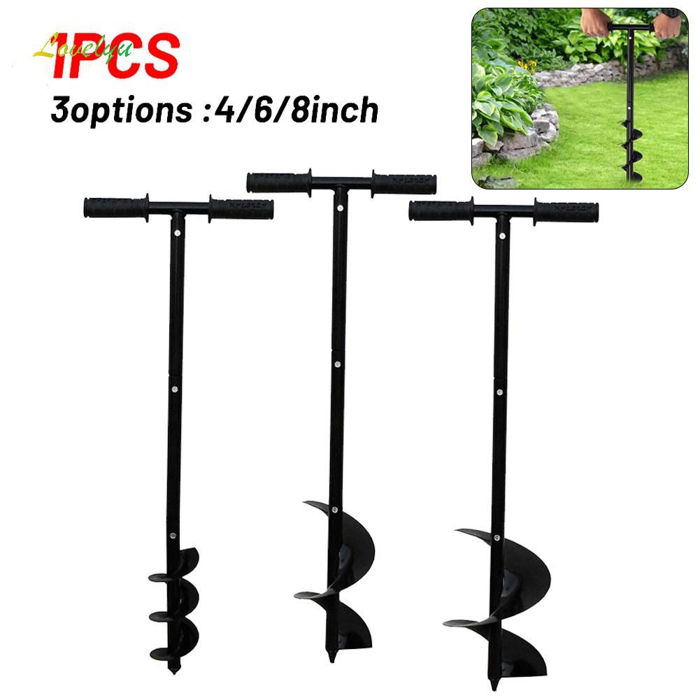 Hand Earth Auger Auger Digger Drill Earth Hand Hole Manual Post Soil 6\" Shopee Philippines