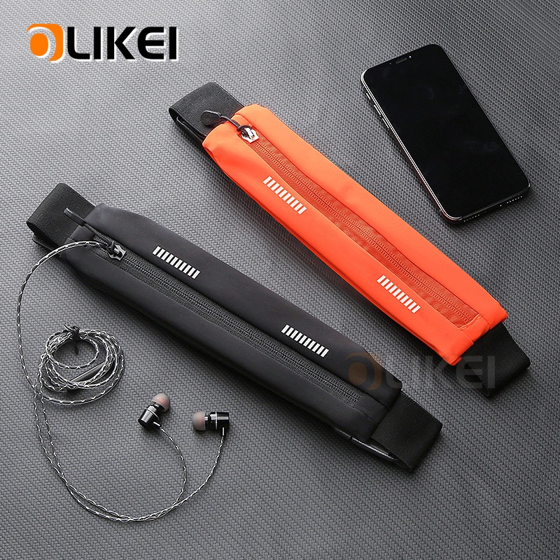 OLIKEI Waterproof Running Waist Bags for Men Women Slim Elasticity