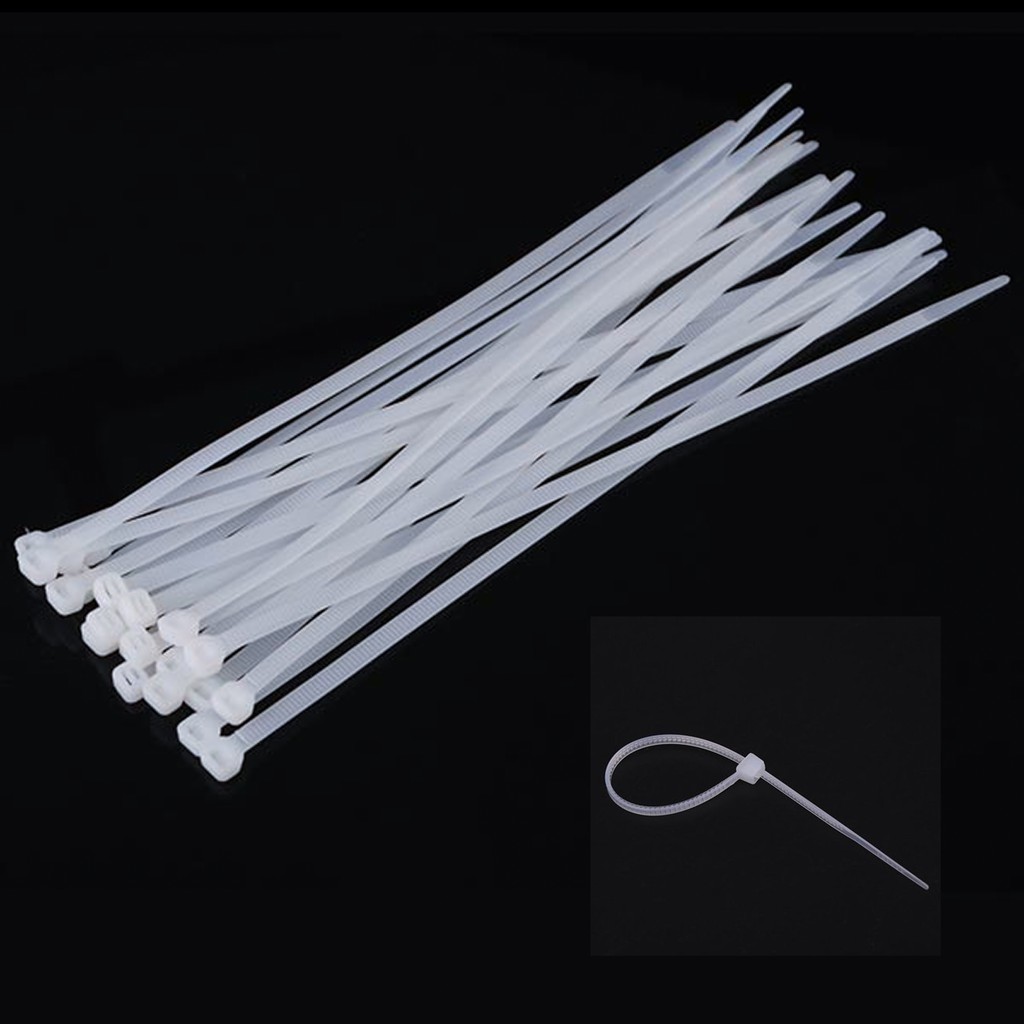 COD 100pcs Multipurpose Nylon Cable Tie Self Locking Zip Ties Cable