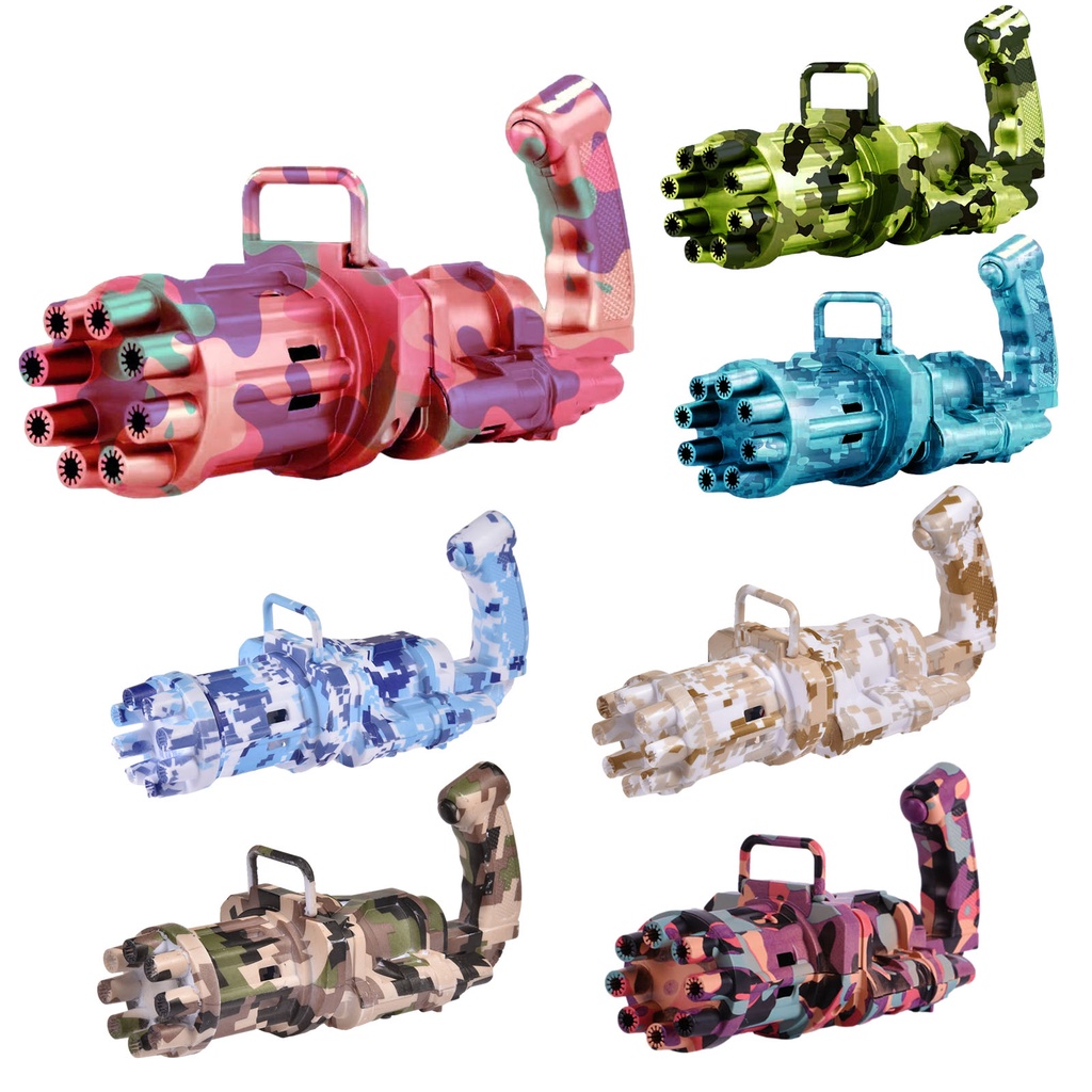 Automatic Bubble Blower Magic Water Bubble Gatling Bubble Gun Gatling