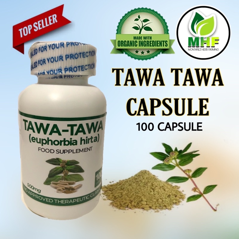 TAWA TAWA CAPSULE HERBAL FOOD SUPPLEMENTS (100 CAPSULES) Shopee