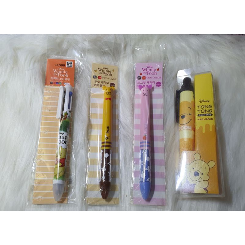 Daiso Winnie the Pooh Pen n Mechanical Pencil Shopee Philippines