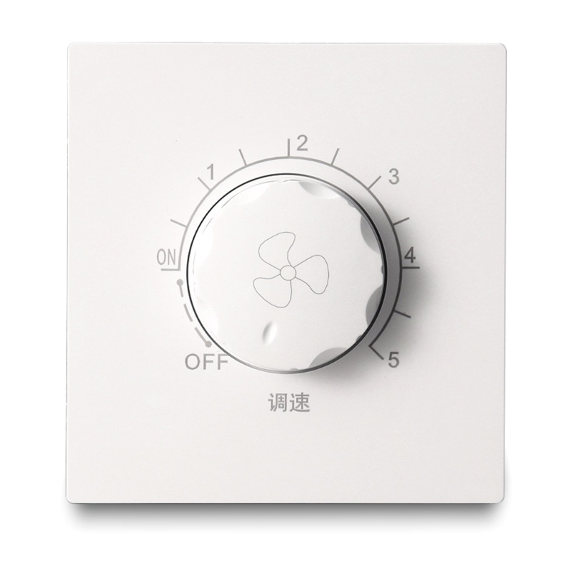 Household 86 Type 220V 10A Adjustment Ceiling Fan Speed Control Switch